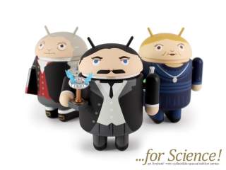 “For Science” Android Collectibles Series Brings You Tesla, Newton, and Curie in Android Form