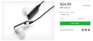 Deal:  Last Chance for These $25 Bluetooth Ear Buds