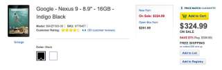 Best Buy Deals:  Nexus 9 16GB $75 Off, Chromecast $5 Off