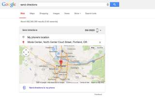Tip:  Send Directions to Your Phone by Typing “Send Directions” Into Google