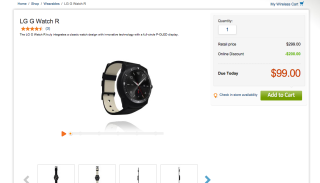 Deal: Buy a LG G Watch R for Just $99 Through AT&T