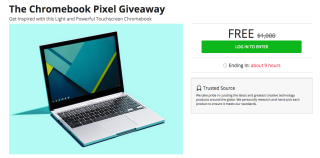 Deal: Last Chance to Enter to Win a New Chromebook Pixel