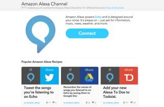 Amazon Echo Now Supports IFTTT Recipes