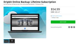 Deal: Lifetime Subscription to 1TB of Dripbit Online Backup for $55