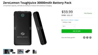 Deal: ZeroLemon ToughJuice 30,000mAh Battery Pack for $60, Down From $100