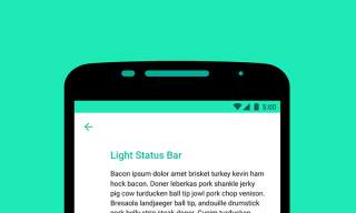 Android M Feature: Light Colored Status Bar Could Mean Dark Notification Icons in Apps