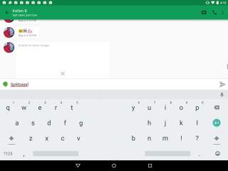 Android M Feature:  Google Added a Split Keyboard for Tablets