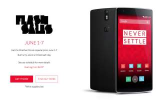 OnePlus One Drops to $249 for the Next 7 Days During Limited Flash Sales