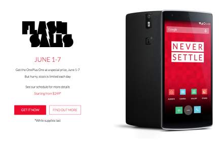 OnePlus One Drops to $249 for the Next 7 Days During Limited Flash Sales