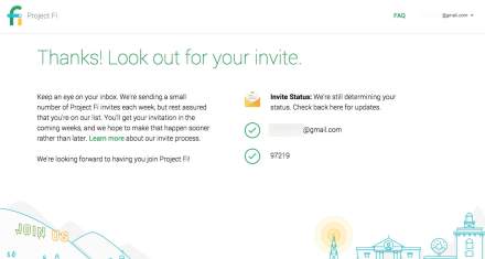 Google is Now Showing the Status of Your Project Fi Invite
