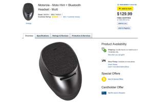 Motorola Quietly Releases Moto Hint (2nd Gen), Better Battery Life and Improved Design for $130