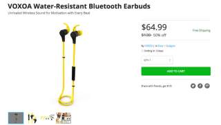 Water-Resistant Deals: VOXOA Bluetooth Earbuds for $65 and Rage Bluetooth Speaker for $35