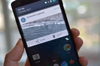 Android M Feature:  You Can Delete Screenshots From Their Notification Previews!