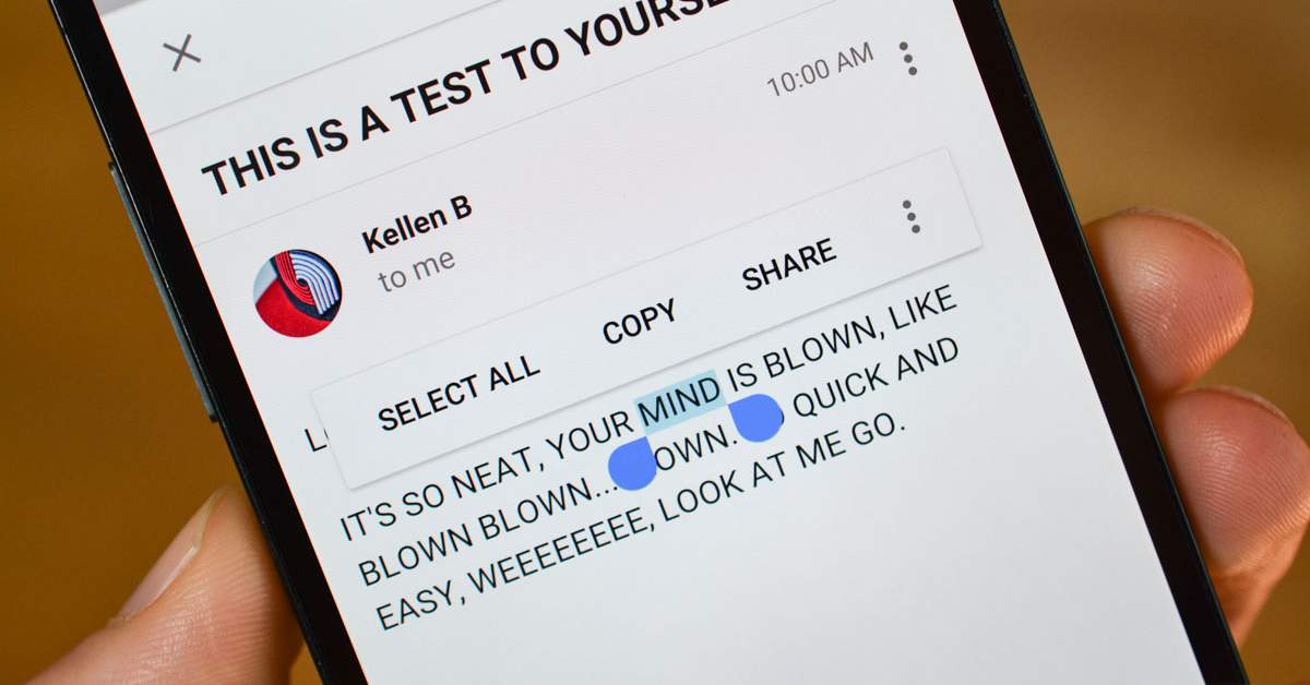 Android M Feature: Floating Toolbar for Text Selection is Showing Up ...