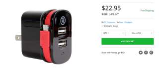 Deal:  $23 ChargeIt! USB Wall Adapter Charges 3 Devices at Once