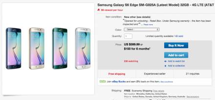 DEAL: Unlocked AT&T Galaxy S6 Edge for Just $599 ($215 Off)