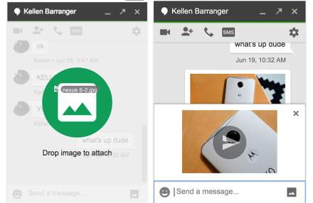 Tip:  You Can Now Drag & Drop Photos Into Hangouts in Gmail and the Chrome Extension
