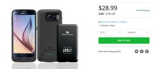 Deal:  $29 for This 3500mAh ZeroLemon Slim Battery Case for Galaxy S6 and Edge