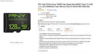 Deal: Purchase a PNY 128GB MicroSD Card for Just $52 on Amazon