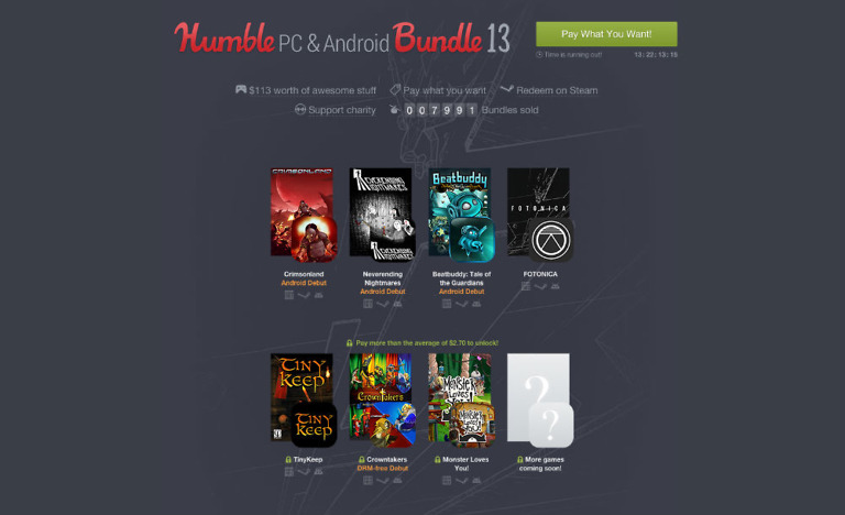 Humble PC and Android Bundle Nets You Seven Playable Mobile and Desktop Games