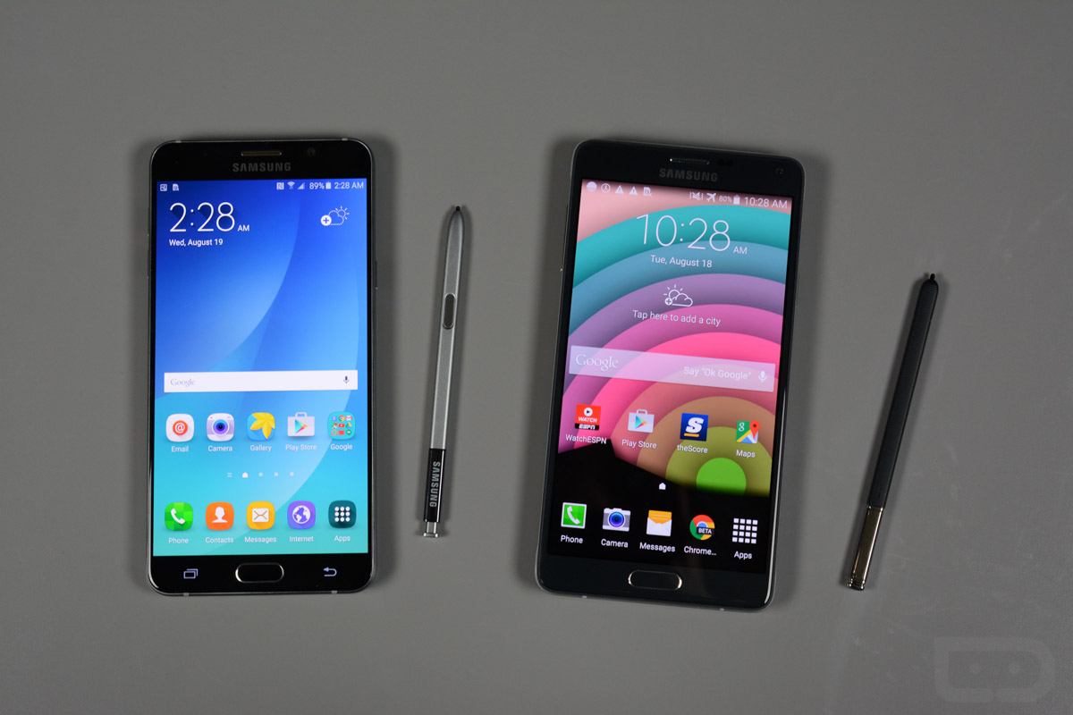 Video Comparison Galaxy Note 5 Vs Galaxy Note 4 Droid Life