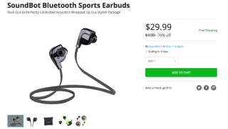 Deals: BKHC Sport Bluetooth and SoundBot Sport Earbuds Starting at $20