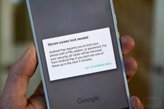 Android Pay Requires You to Enable a Secure Lock Screen