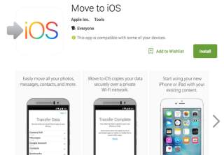 Apple’s First Android App, Move to iOS, Hits Google Play