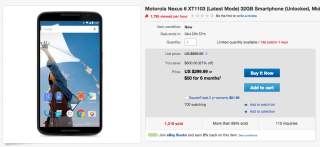 Deal:  Nexus 6 is Back on eBay for $299