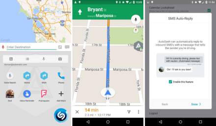AutoDash by Automatic Hits Google Play, a Car-Friendly Interface