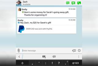 BBM Gets PayPal Integration for Device-to-Device Payments