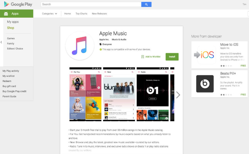 Apple Music – Apps no Google Play