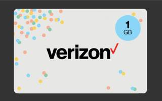 Give the Gift of Data on Verizon, $10 for 1GB Billed to Your Account