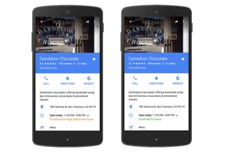 Google Maps and Search Updated With Business Holiday Hours