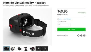Deal: Grab a Homido Virtual Reality Headset for $69.95
