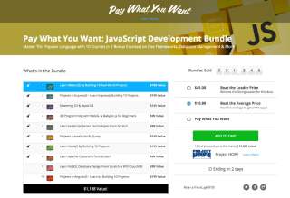 Deal: Pay What You Want for the JavaScript Development Bundle
