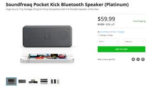 Deal: Soundfreaq Pocket Kick Bluetooth Speaker for $59.99