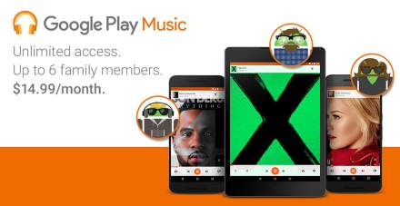 Google Play Music Family Plan Finally Arrives! (Updated)