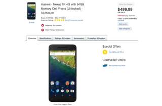 Nexus 6P Hits Best Buy and Sells Out, But Amazon Has It