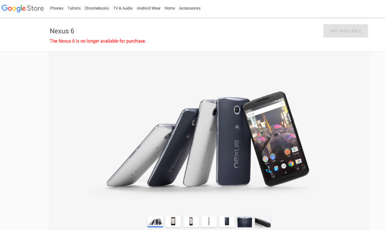 Bye Bye, Nexus 6!