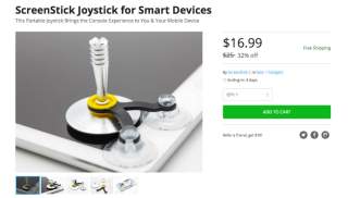 Deal: Mobile Gamers, Check Out the ScreenStick Joystick for $17