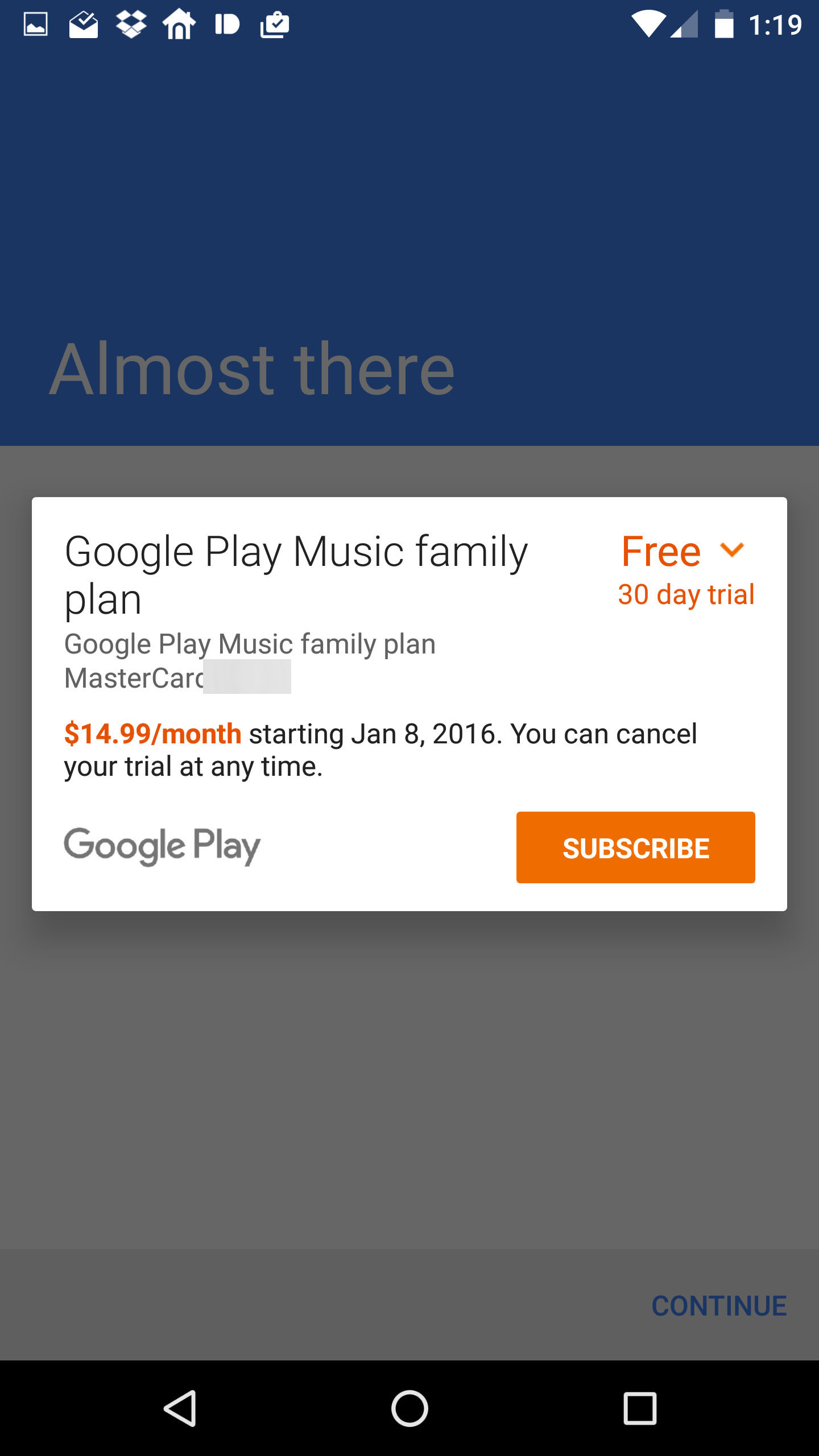 How to set up a Google Play Music family plan