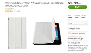 DEAL:  Nexus 7 (2013) WiFi Plus Travel Cover for $99