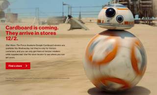 Star Wars: The Force Awakens Google Cardboard Viewers Arrive at Verizon Tomorrow!