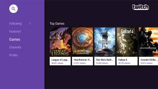 Twitch Arrives on Android TV