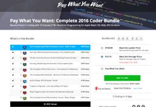 Deal: Pay What You Want for the Complete 2016 Coder Bundle