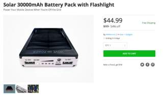 Deal: Power Your Device Using the Sun With This 30,000mAh Solar Charger, $45