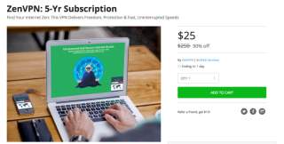 Deal: Get a 5-Year Subscription to ZenVPN for $25