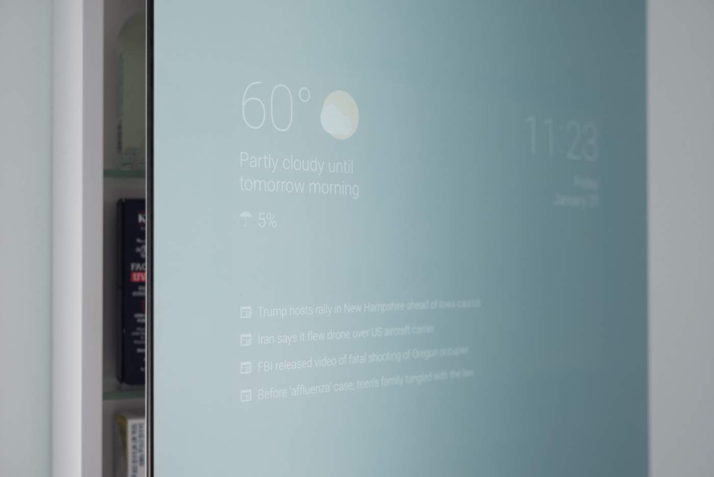 This Android-Powered Bathroom Mirror is Dope