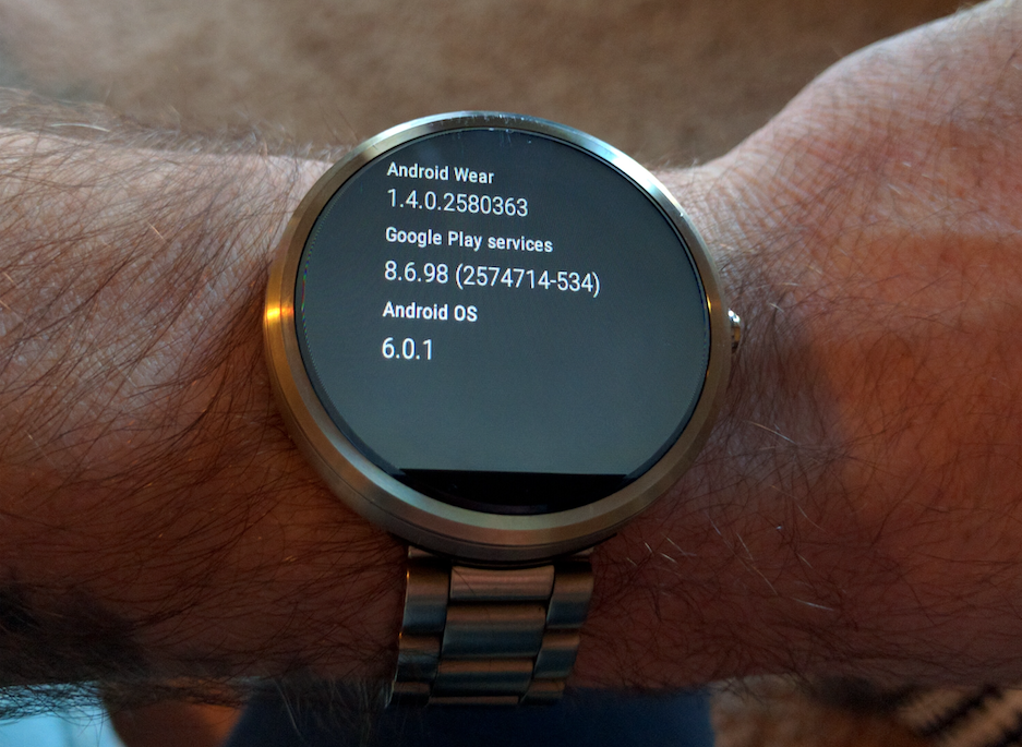 android wear 6.0.1